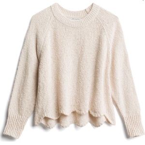 Stitchfix Cotton Emporium Scallop Hem Sweater